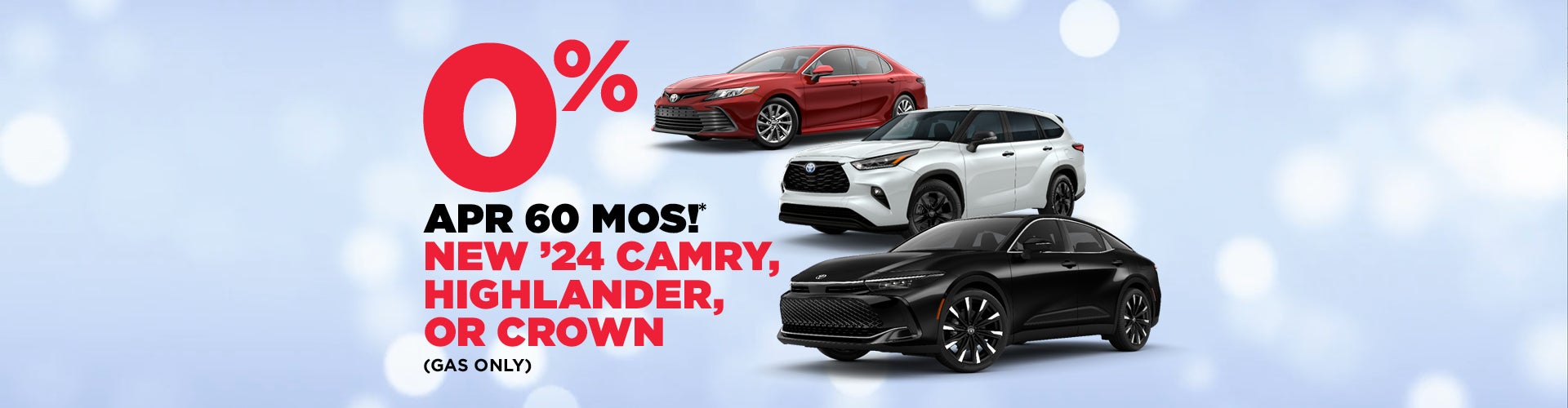0% for 60 Months @ Toyota Direct!