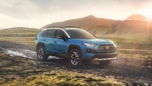 2019 Blue Toyota RAV4