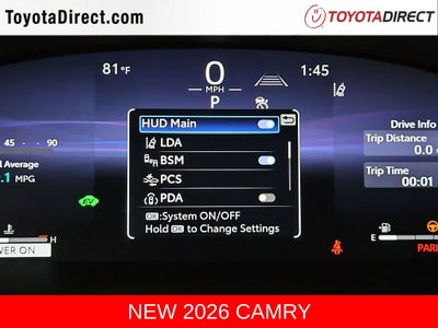 2026 Toyota Camry XSE