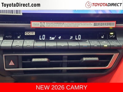 2026 Toyota Camry XSE