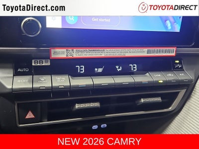 2026 Toyota Camry SE