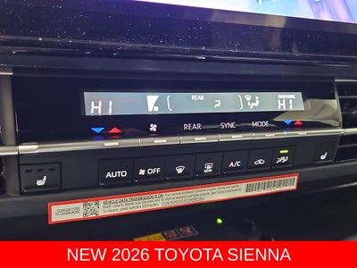 2026 Toyota Sienna XSE