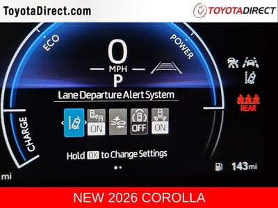 2026 Toyota Corolla Hybrid Hybrid LE