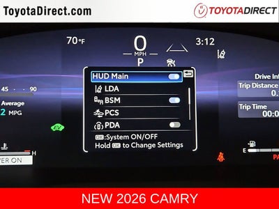 2026 Toyota Camry XSE