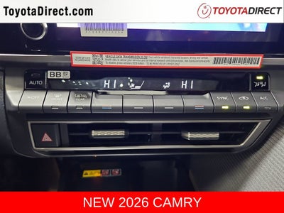 2026 Toyota Camry SE
