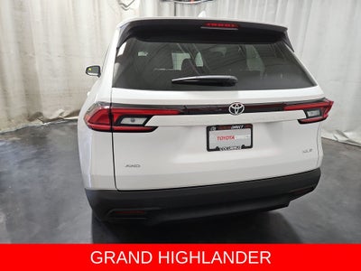 2026 Toyota Grand Highlander XLE