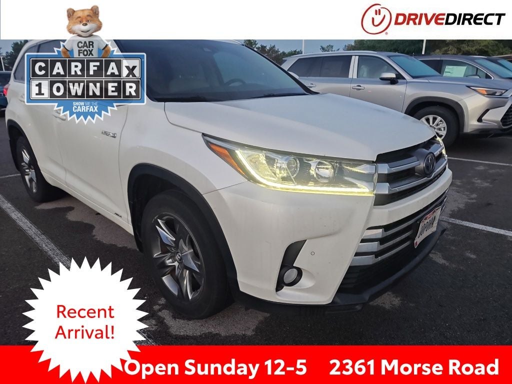 2018 Toyota Highlander Hybrid Limited Platinum