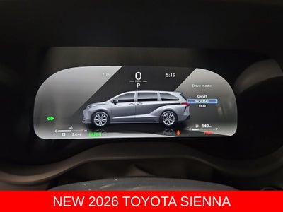 2026 Toyota Sienna XSE 7 Passenger
