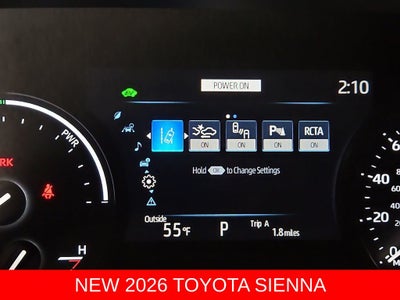 2026 Toyota Sienna XLE 8 Passenger