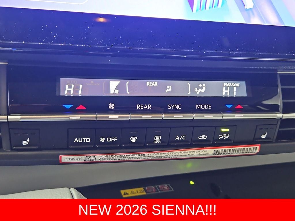 2026 Toyota Sienna XLE 7 Passenger