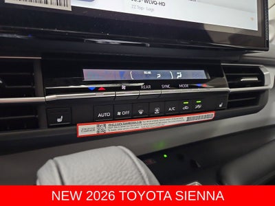 2026 Toyota Sienna XLE 7 Passenger