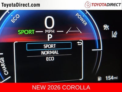 2026 Toyota Corolla Hybrid SE