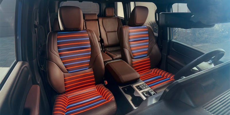 2025 Toyota Land Cruiser interior